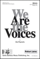 We Are the Voices SSAA choral sheet music cover